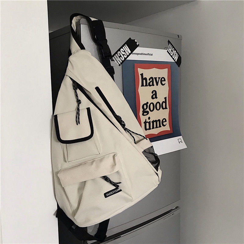 Túi đeo chéo nhiều ngăn đa năng thời trang Unisex 23974