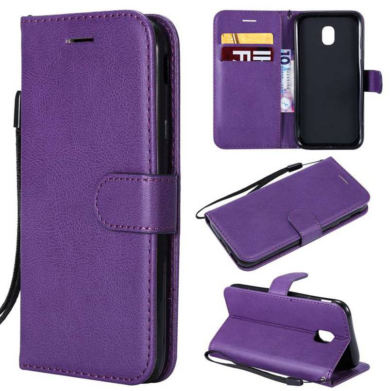 Bao nắp gập chất da có ngăn đựng thẻ cho điện thoại Samsung Galaxy J3 J5 J7 pro 2017 J330 J530 J730 | BigBuy360 - bigbuy360.vn