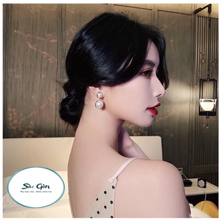 Khuyên tai Bông tai khuyên tai ngọc trai hàn quốc SAIGON