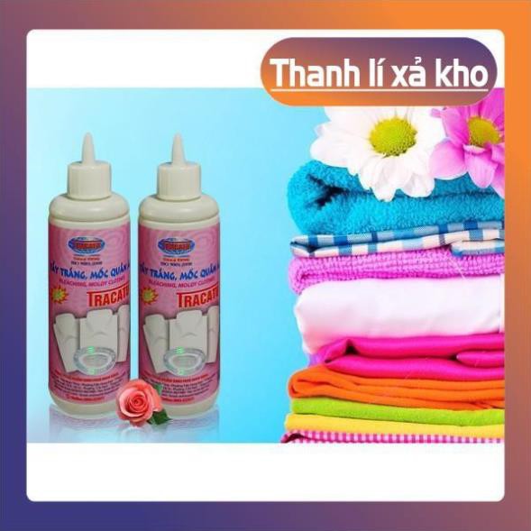 [CCS18] [FREESHIP-XẢ KHO] Tẩy Trắng Tẩy Mốc Quần Áo TRACATU Chai 500ml Tẩy Được Cả Quần Áo Màu