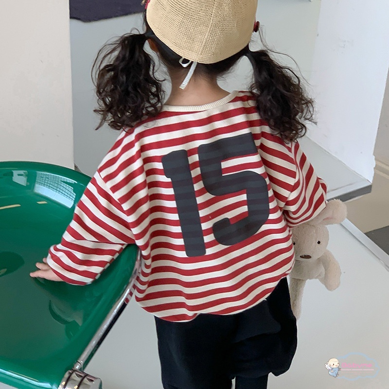 Áo Sweater Kẻ Sọc Thời Trang Hàn Quốc Cho Bé