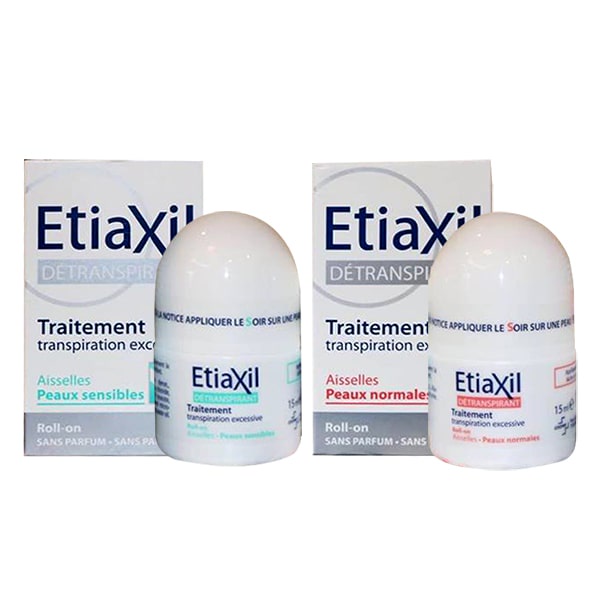 Lăn Nách Khử Mùi ETIAXIL Mẫu Mới, Giảm Mồ Hôi Nách, Giảm Mùi Dưới Cánh Tay - 15ml [ Auth - PHÁP ]