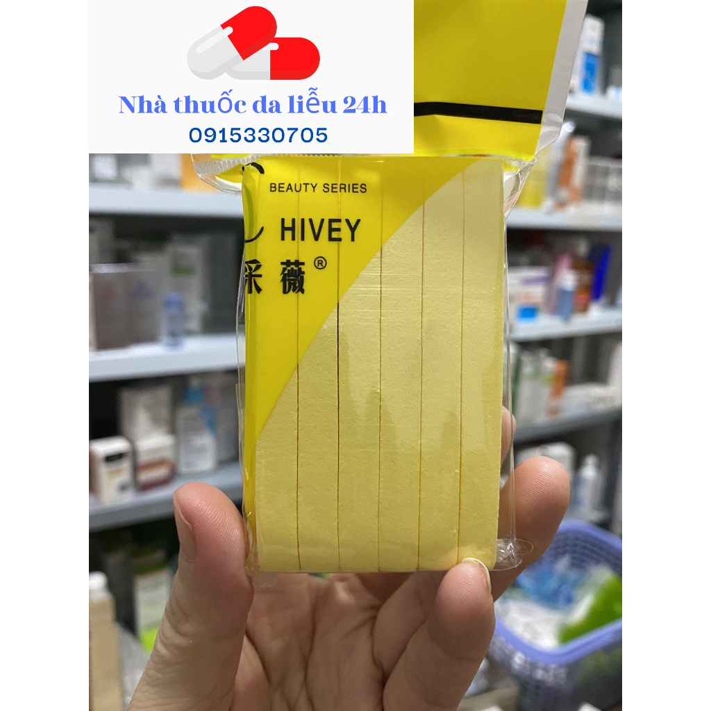 Bọt biển - Bông nở rửa mặt Chivey 12 miếng / Miếng mút rửa mặt bọt biển dạng nén