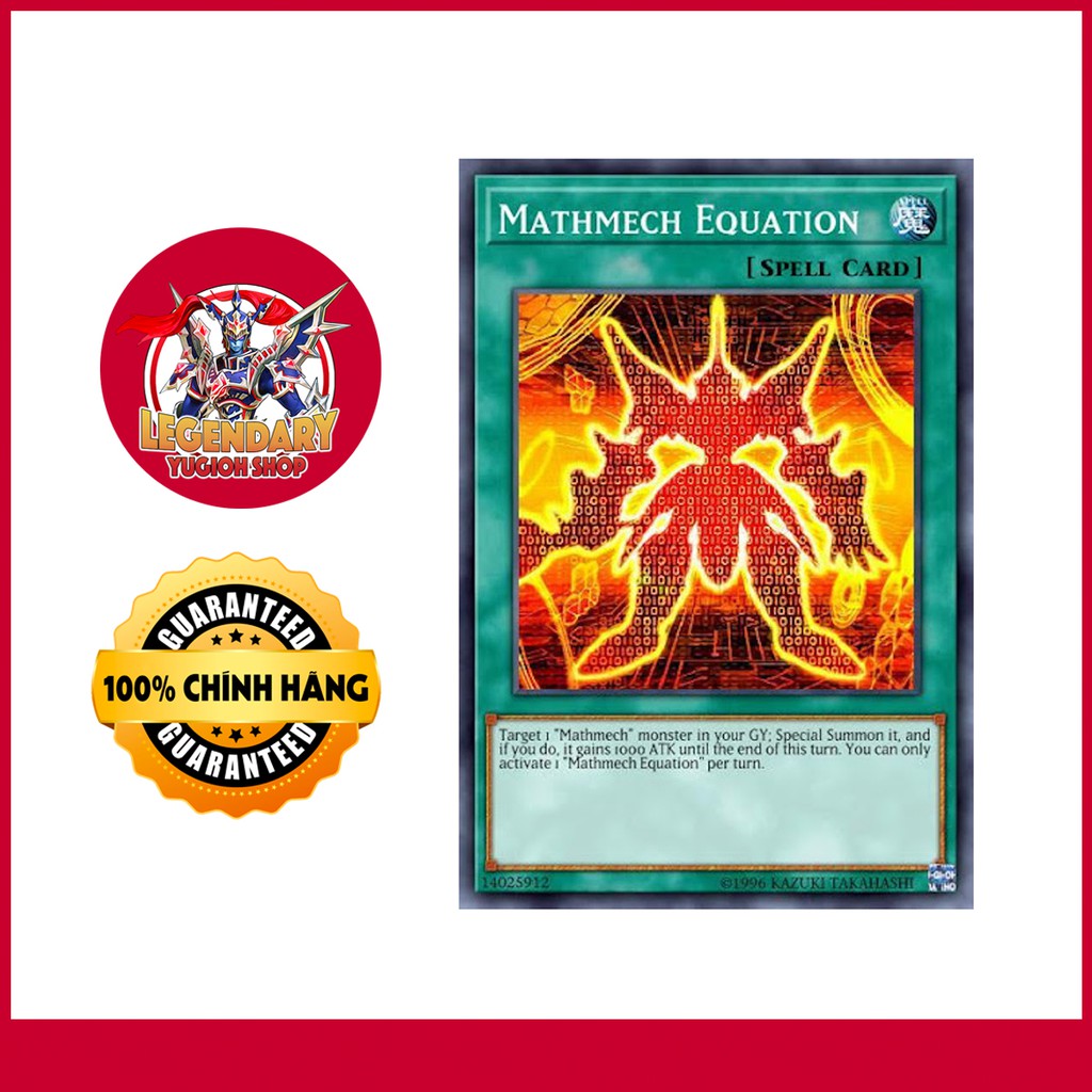 [Thẻ Bài Yugioh Chính Hãng] Mathmech Equation