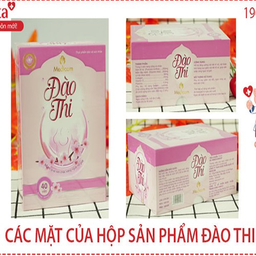 Đào Thi viên uống hỗ trợ điều hòa nội tiết - hỗ trợ nở ngực