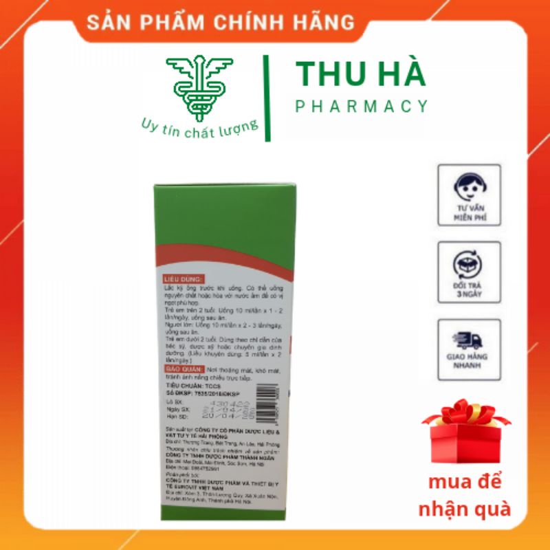 Giải độc mát gan euprovit dạng ống cho bé - Hỗ trợ thanh nhiệt ,tăng cường chức năng gan
