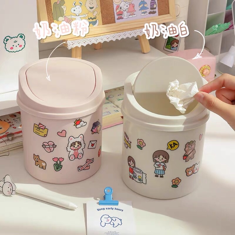 THÙNG RÁC MINI KÈM STICKER