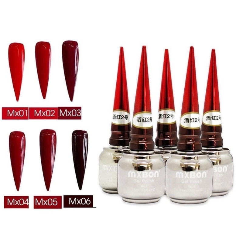 Set sơn đỏ mxbon