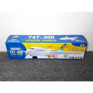 Máy bay điện tử có nhạc đèn - 747-300