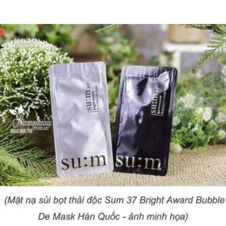 mặt nạ sủi bọt Sum (thải độc ,trắng da)