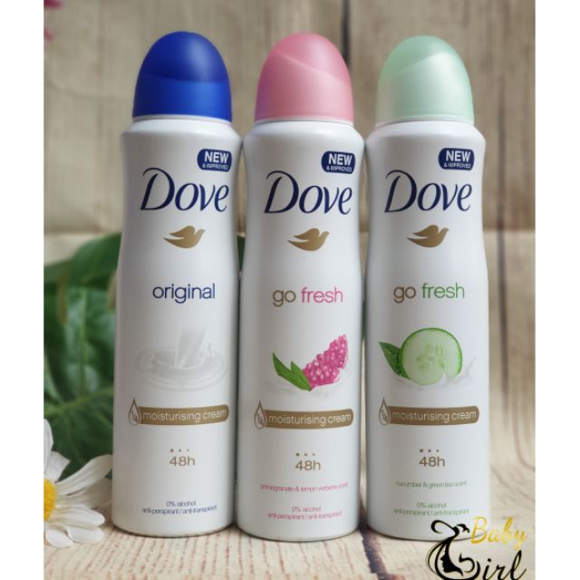 Xịt Khử Mùi Dove 48h Anti-Perspirant Deodorant Spray 150ml