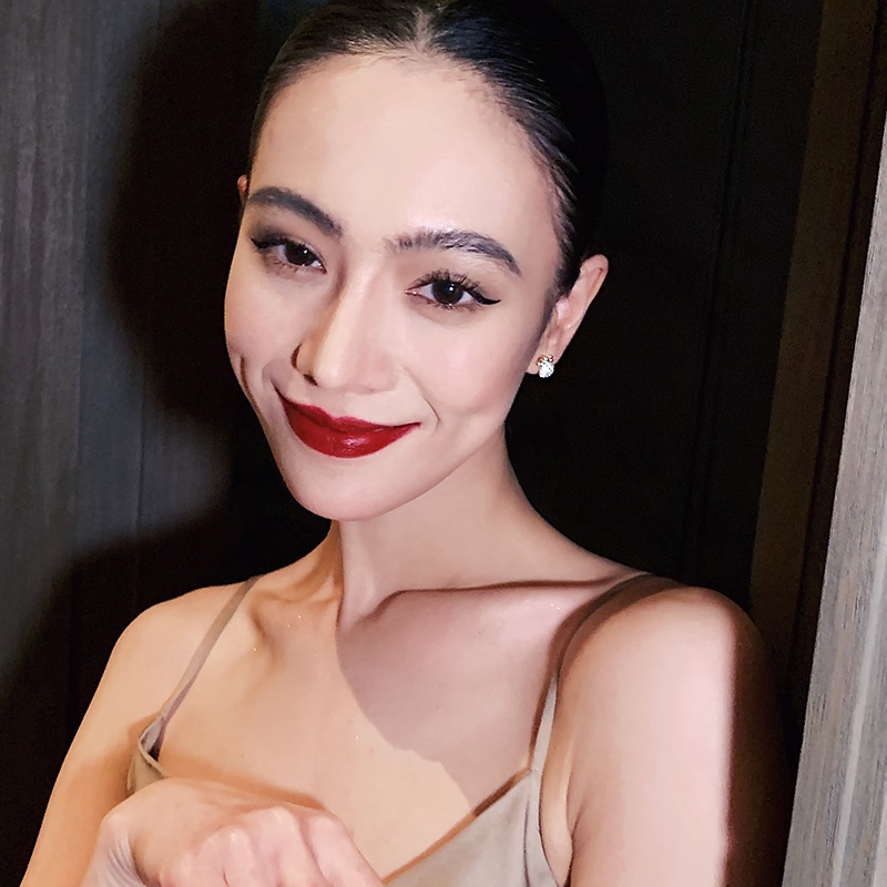 Khuyên Tai Hình Túi Tiền Đính Đá Zircon Sang Trọng Mạ Bạc 925 / Bông Tai