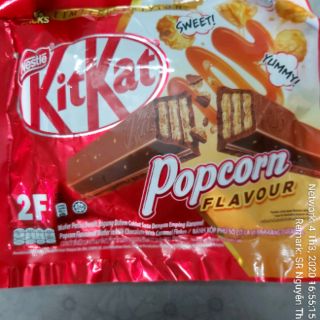Kitkat vị bắp rang 2f  flavour 5 thanh x17g