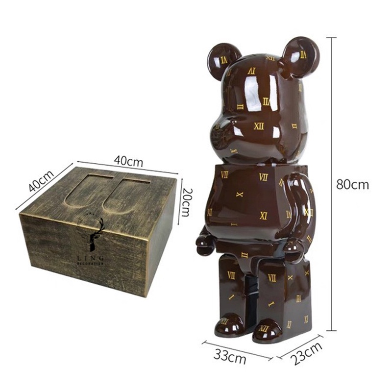 GẤU BEARBRICK LV80CM