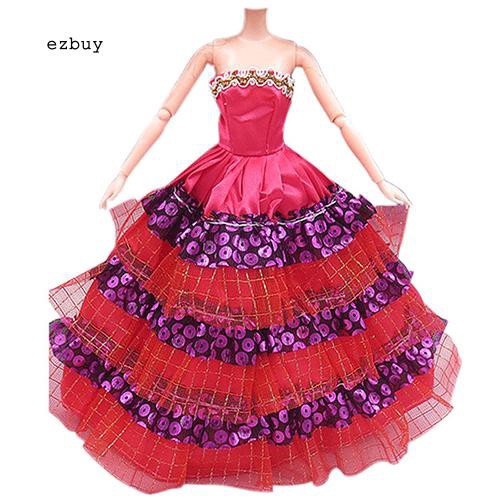 Set 3 đầm công chúa thời trang cho búp bê
