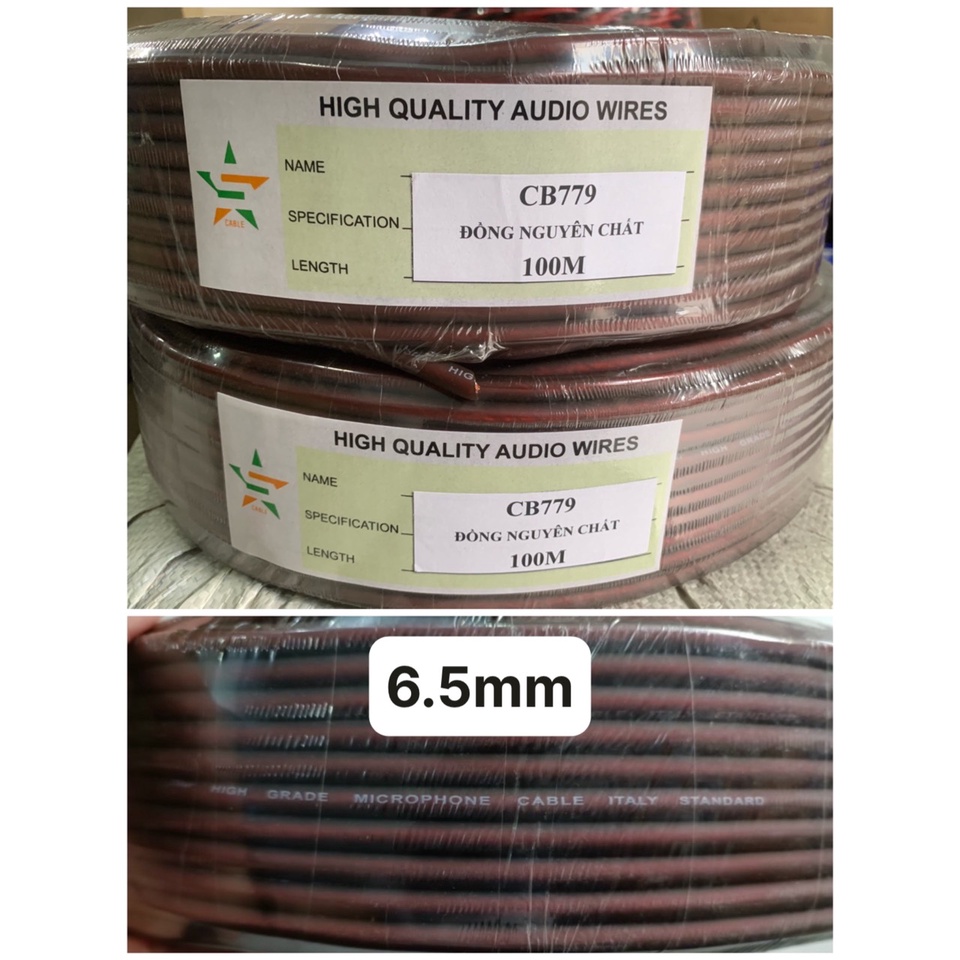 Dây tín hiệu âm thanh micro JSTAR Cuộn 100 mét