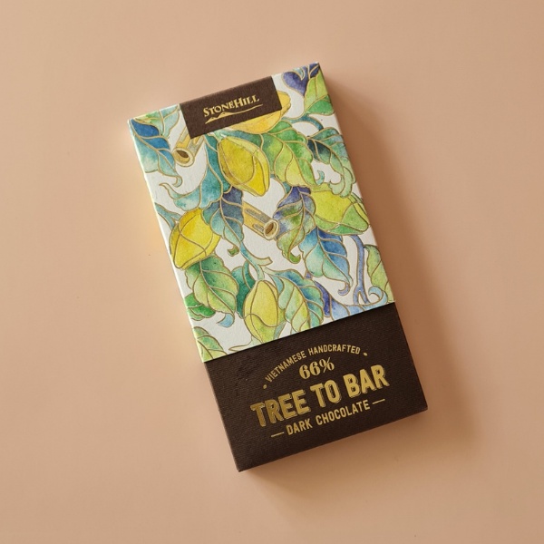 Socola Đen Stone Hill Cocoa Products Tree To Bar 66% 90g