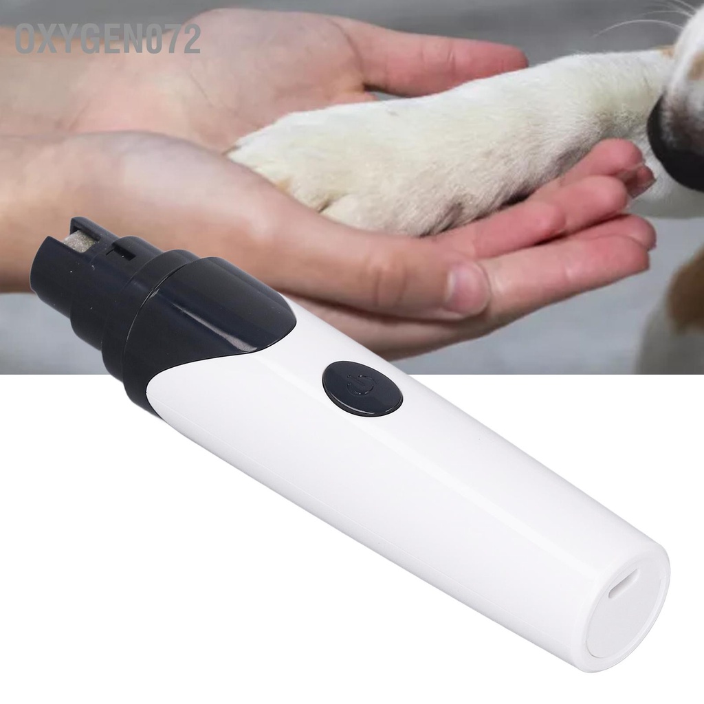 Oxygen072 Máy mài móng tay cho chó USB có thể sạc lại Yên tĩnh tự động an toàn hiệu quả cắt thú cưng mèo