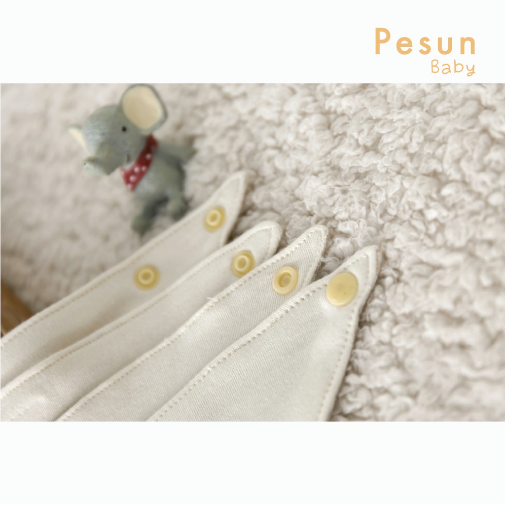 Khăn yếm dãi tam giác hàng cao cấp 1-5 tuổi 100% vải Cotton Hữu Cơ tự nhiên an toàn cho bé