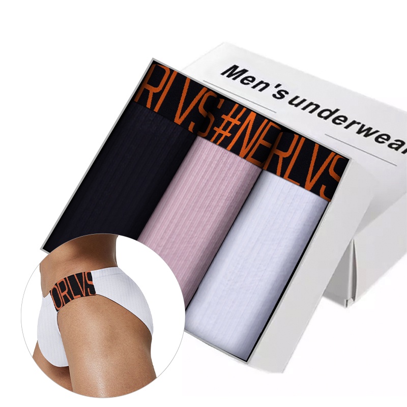 Set 3 Quần Lót Nam Bằng Cotton Mềm Quyến Rũ Thoải Mái 3 Màu OR6231