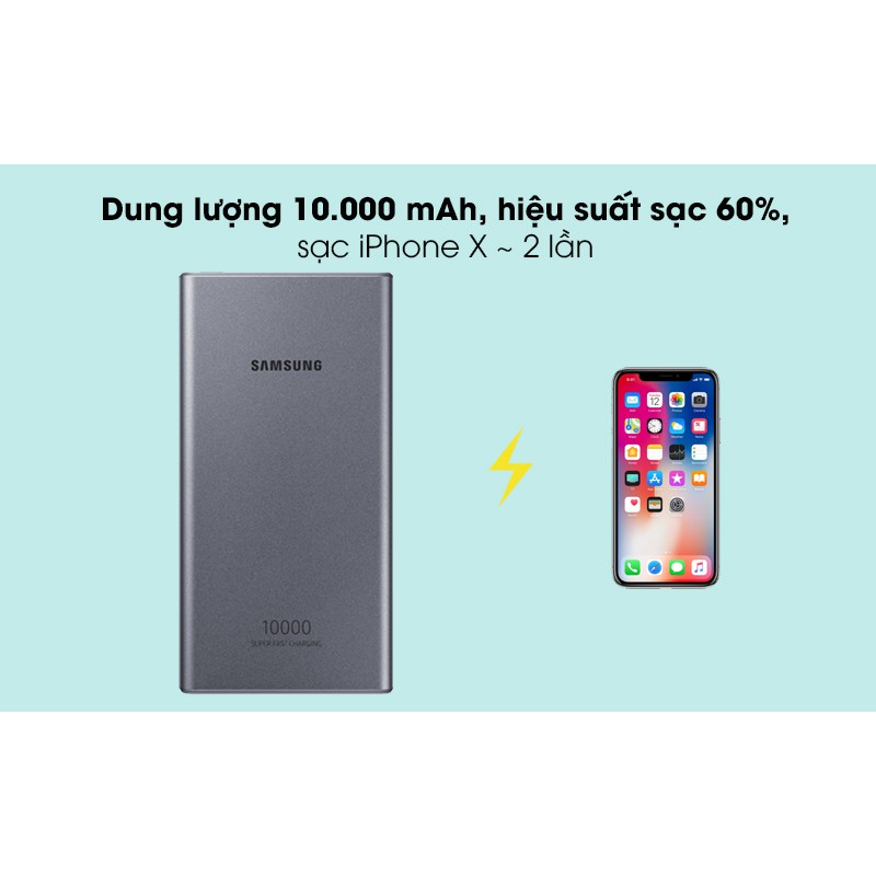 Pin sạc dự phòng SamSung EB - P3300X 10.000 MAH sạc nhanh 25W chính hãng