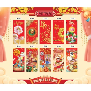 Bao Lì Xì Tết 2023 - Combo 10 Bao Lì Xì Giá Rẻ Nhiều Hình Dễ Thương