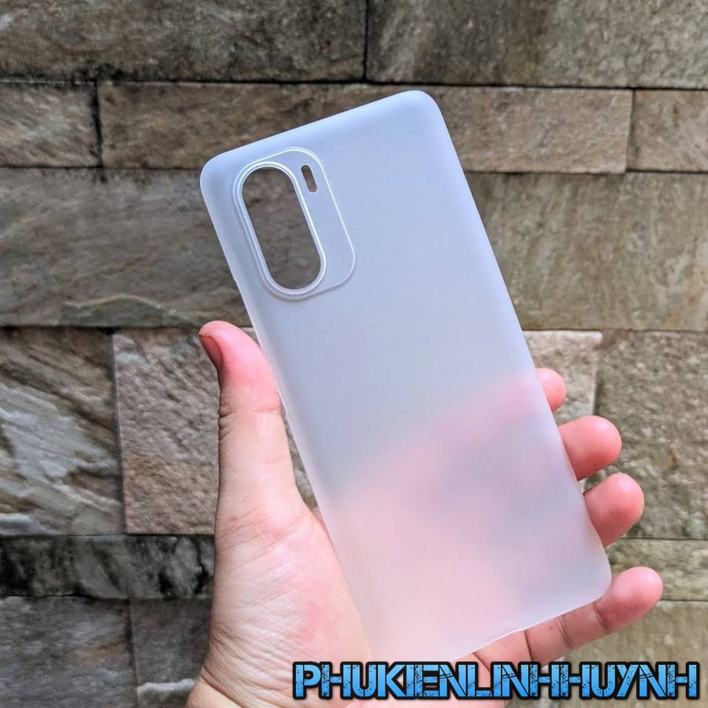 Poco F3/ Redmi K40/ K40 Pro_Ốp lưng Giấy siêu mỏng ôm sát mặt lưng máy.