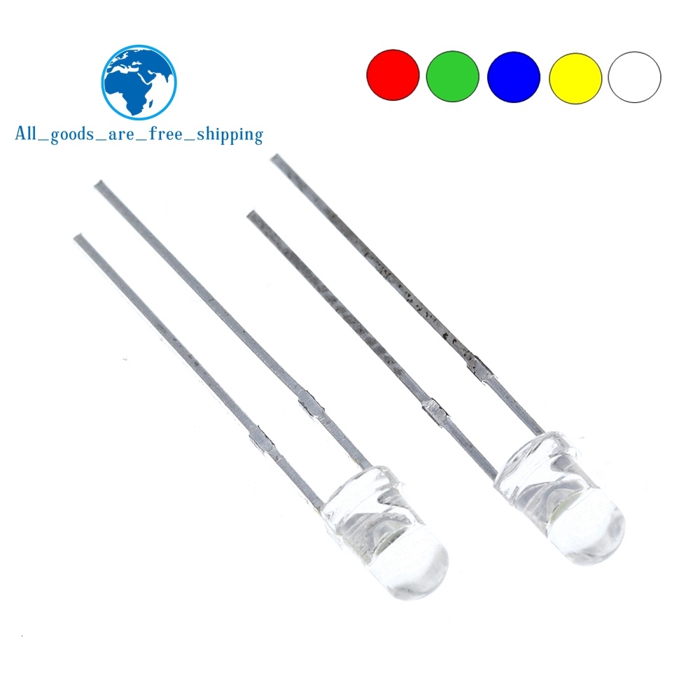 Set 100 Bóng Đèn Đi Ốt 3mm Đa Dụng Chất Lượng Cao