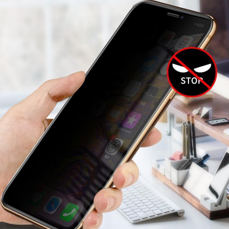 Kính cường lực chống nhìn trộm 5/5s/6/6plus/6s/6s plus/6/7/7plus/8/8plus/x/xs/xs max/11/11 pro/11 promax - Shin case