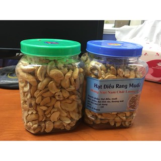 1 kg điều nguyên hạt + 1 kg điều vỡ tách vỏ