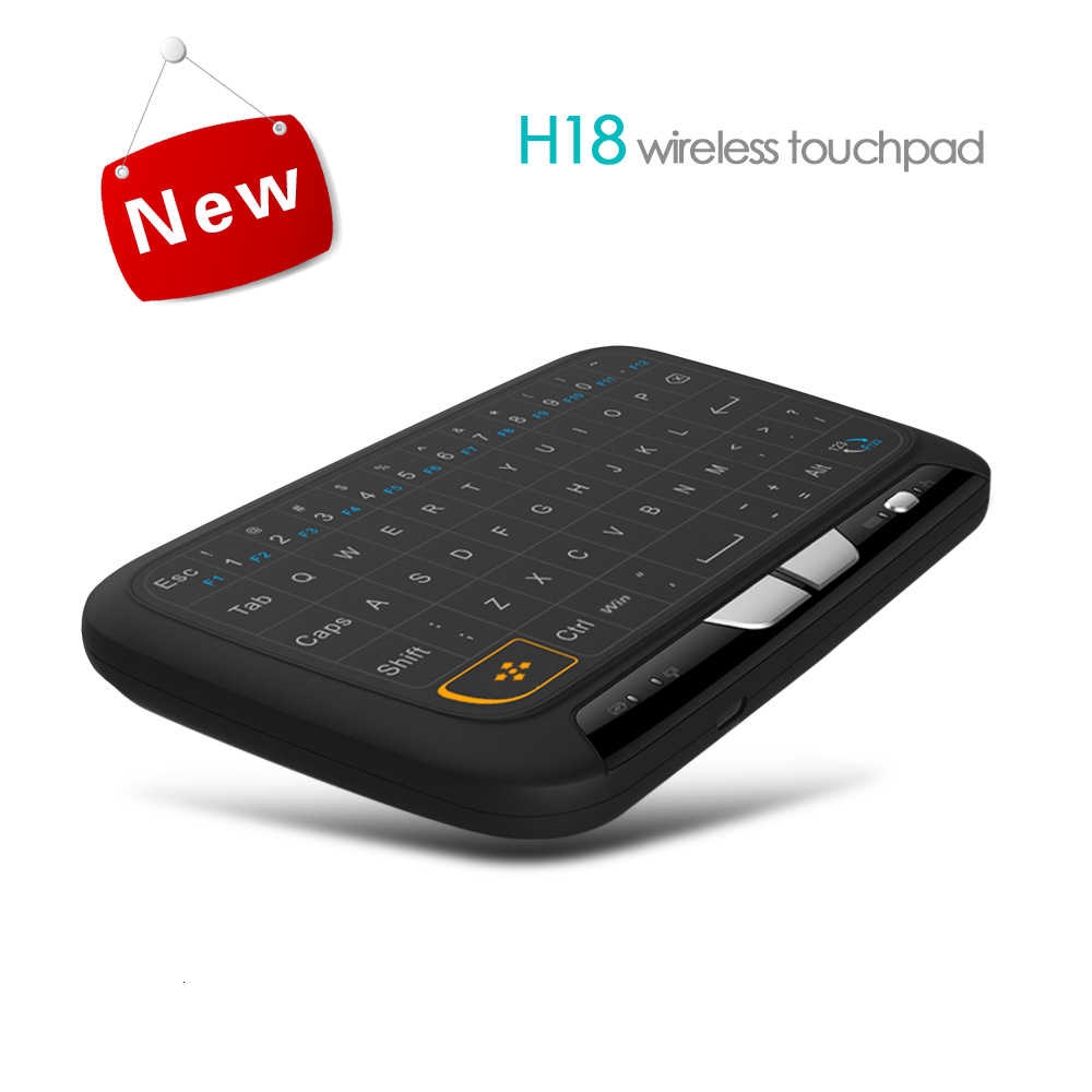Bàn PhíM H18 Mini Không Dây TíCh HợP MàN HìNh CảM ỨNg 2.4G Cho Windows Android Smart TV Linux