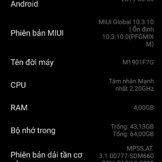 Xiaomi redmi note 7