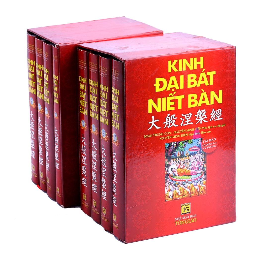 Sách - Kinh đại bát niết bàn trọn bộ 8 quyển