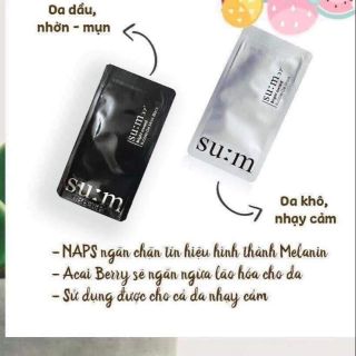 Combo 10 gói mặt nạ thải độc sủi bọt sum trắng