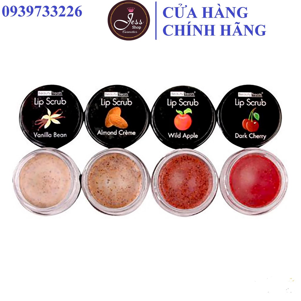 Tẩy Tế Bào Chết Cho Môi Beauty Treats dạng hủ