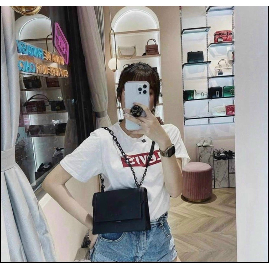 Túi xách nữ đeo vai đeo chéo CNK hottrend Chain Handle Evening Bag Item No CK2-80701061-1