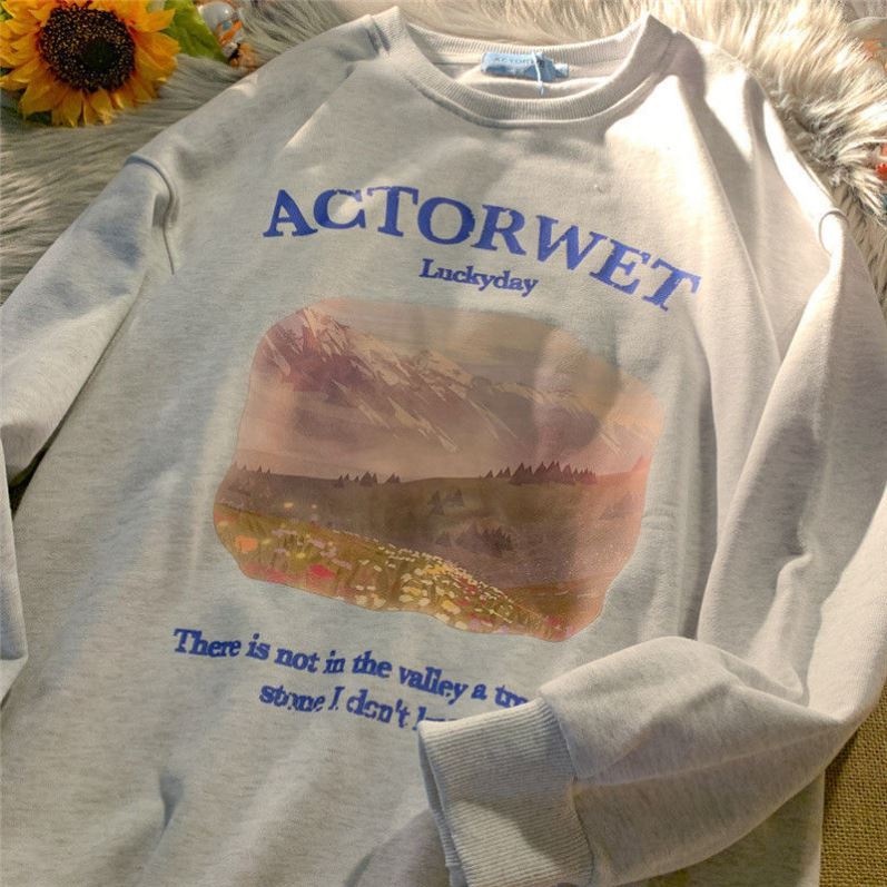 Áo khoác hoodie NRVP tay dài oversize phong cách Hàn Quốc mới 2022