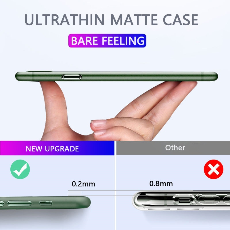 Ốp Điện Thoại Pp Cứng Siêu Mỏng Trong Suốt Cho Iphone 12 Mini 11 Pro Max X Xr Xs Iphone Se 2020 7 8 Plus | BigBuy360 - bigbuy360.vn