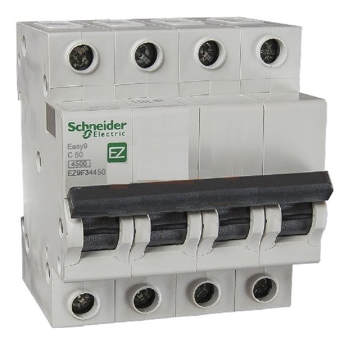 Cầu dao tự động  Easy 9 loại 4P - Schneider cao cấp