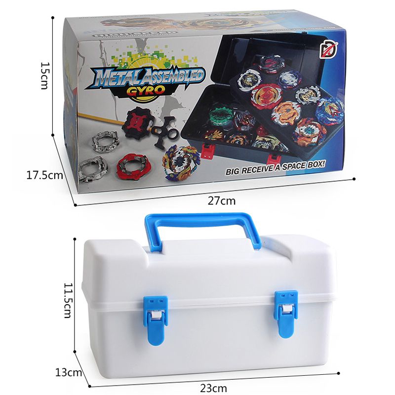 Set 12 Con Quay Đồ Chơi Beyblade Màu Vàng Kèm Phụ Kiện