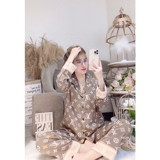 (Nhiều Loại)  Bộ Pijama Mặc Nhà dài tay lụa cao cấp🔆Bộ Lụa Tay dài quần dài hoạ tiết kute bánh bèo(Siêu Mát Mịn)q | BigBuy360 - bigbuy360.vn