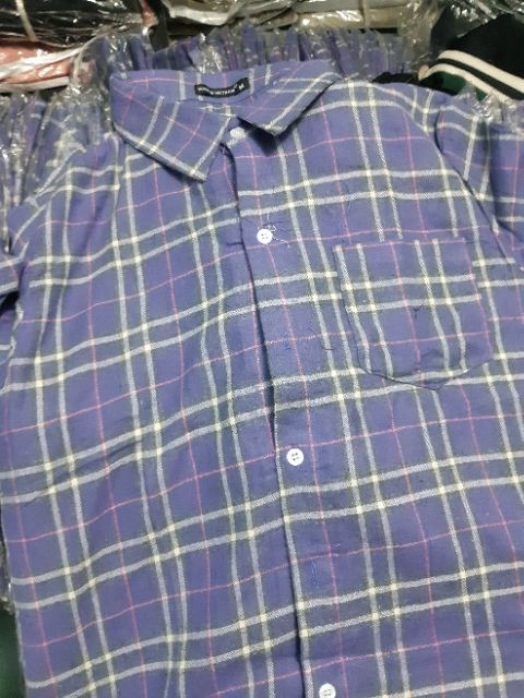 SƠ MI CARO TÍM - FLANNEL TÍM | BigBuy360 - bigbuy360.vn