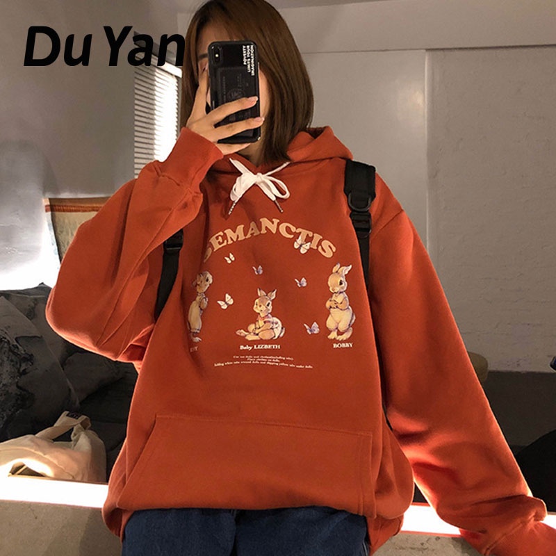 Áo Hoodies Có Nón Dài Tay Thời Trang Nữ