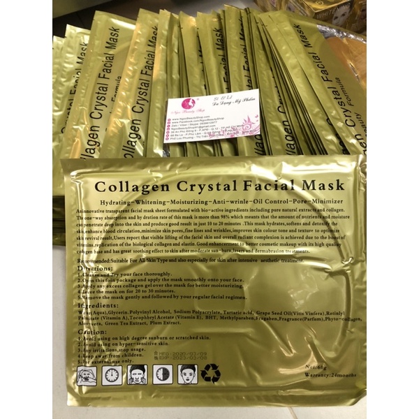 Mặt nạ Collagen vàng dưỡng da Gold Collagen Crystal Facial Mask