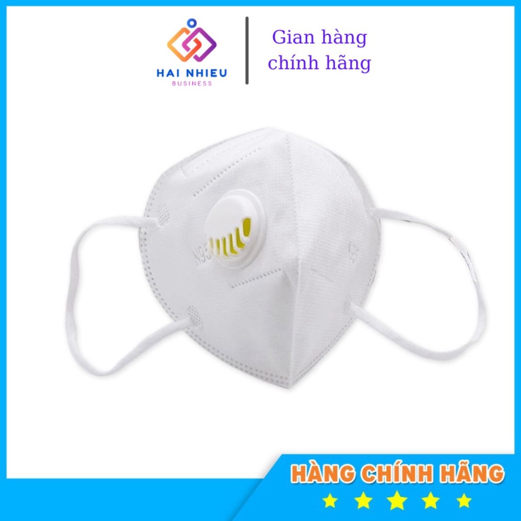 Khẩu trang y tế N95, KN95 có van thở chống bụi kháng khuẩn , sử dụng nhiều lần N95 VAN