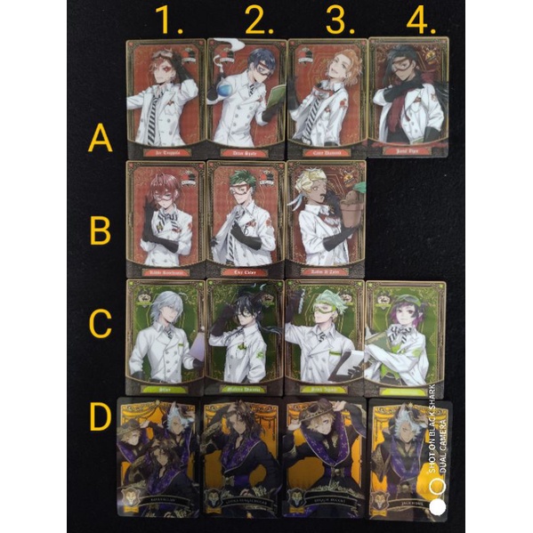 Thẻ bài bo góc chủ đề Disney Twisted Wonderland số 09