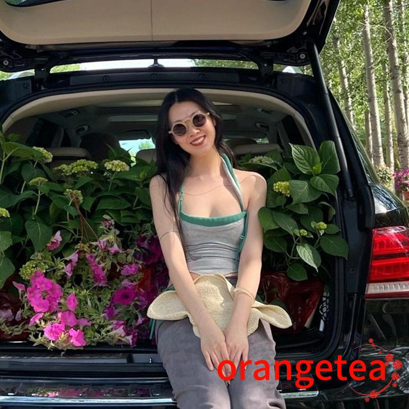 Áo Tank Top Hai Dây Dáng Ôm Dễ Điều Chỉnh Thời Trang Cho Nữ
