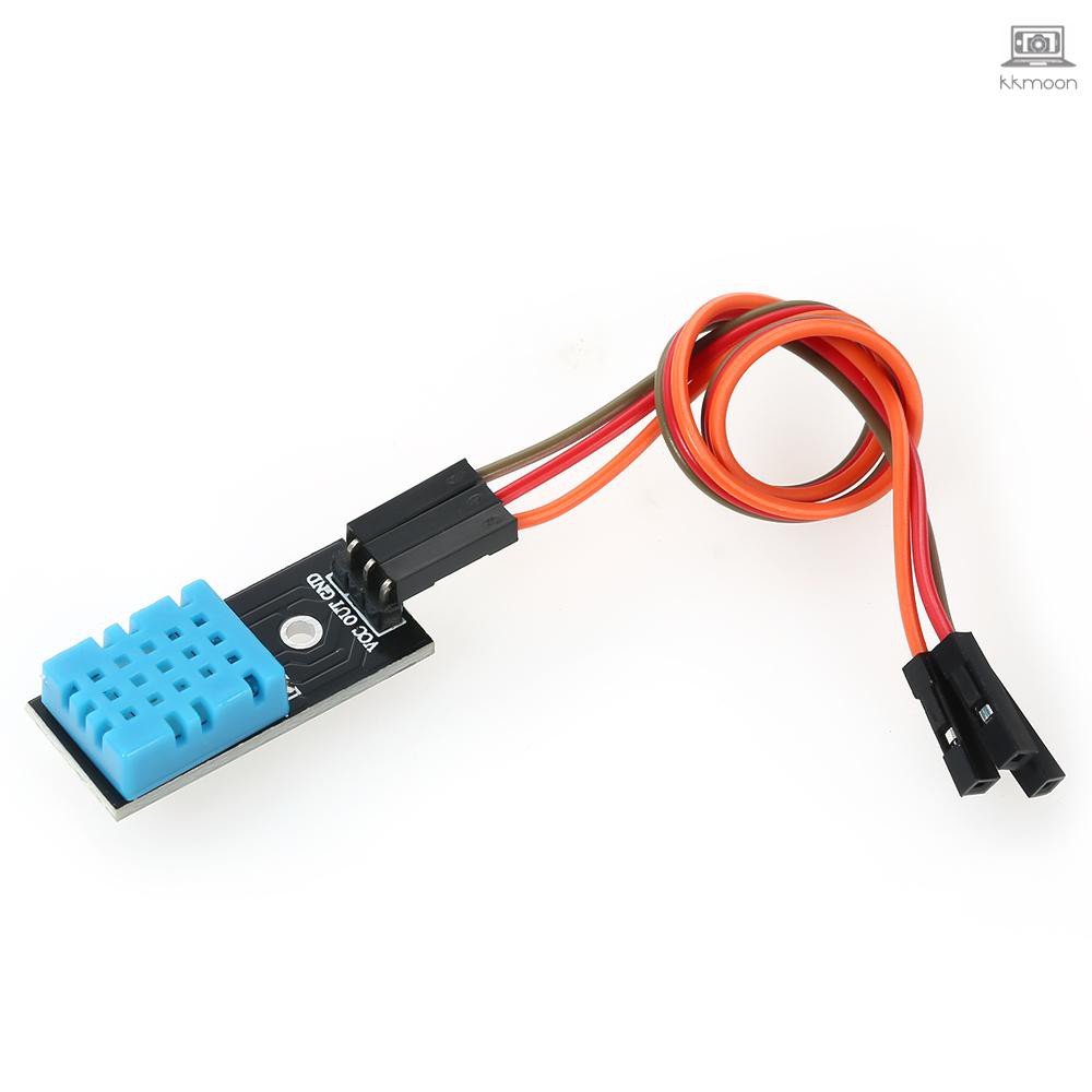 Mô đun cảm biến nhiệt độ / độ ẩm dht11 kèm dây cáp dành cho Arduino