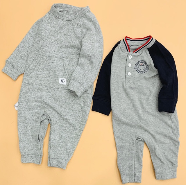 Body dài tay Baby Gap bé trai 3/6m-18/24m