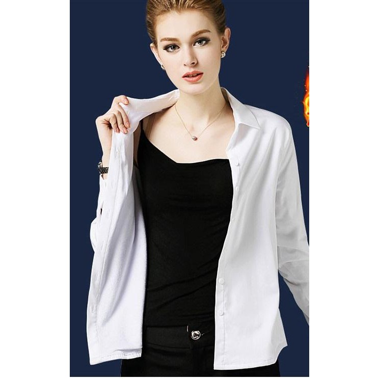 Áo Sơ Mi Nữ Trắng Công Sở Thoáng Mát Mềm Mịn | BigBuy360 - bigbuy360.vn